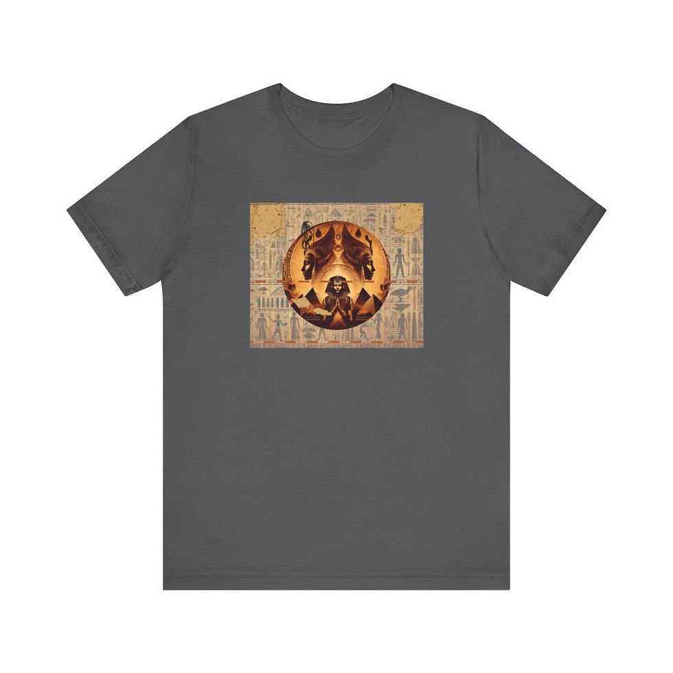 Thumbnail: Egyptian Tshirt | Egyptian hieroglyphs Jersey Short Sleeve Tee