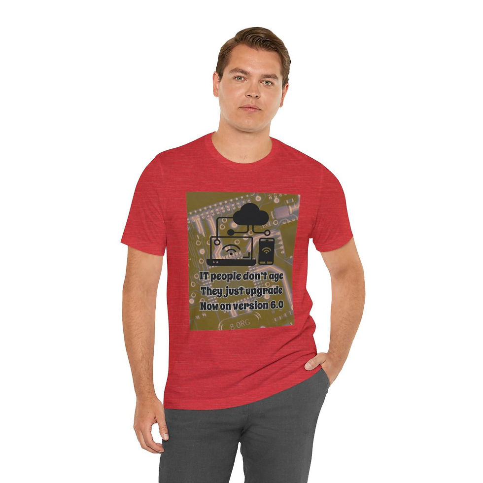 Thumbnail: IT people don't age Funny Custom T-shirt - several colors