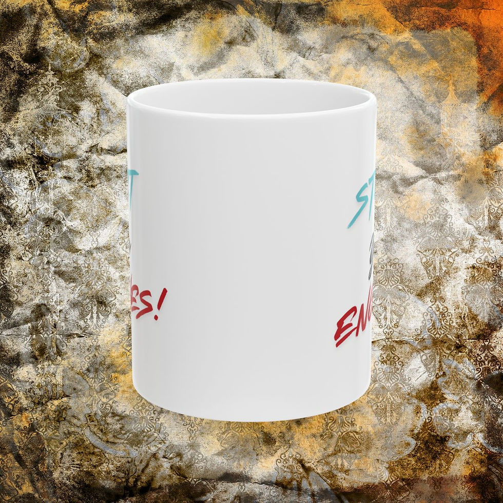 Thumbnail: Start Your Engines! Ceramic Coffee Mug