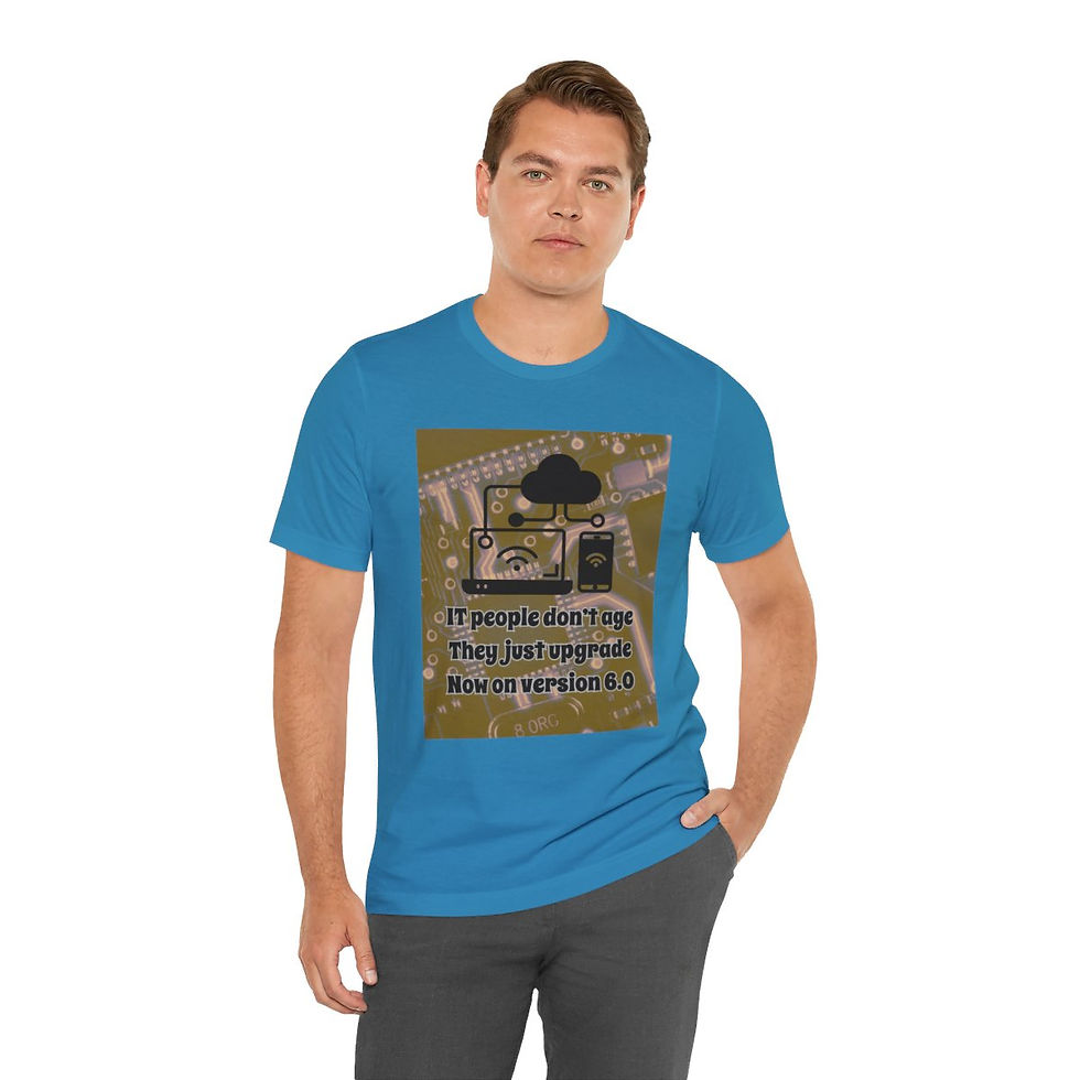 Thumbnail: IT people don't age Funny Custom T-shirt - several colors