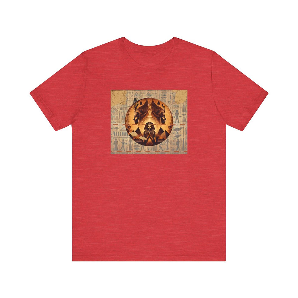 Thumbnail: Egyptian Tshirt | Egyptian hieroglyphs Jersey Short Sleeve Tee