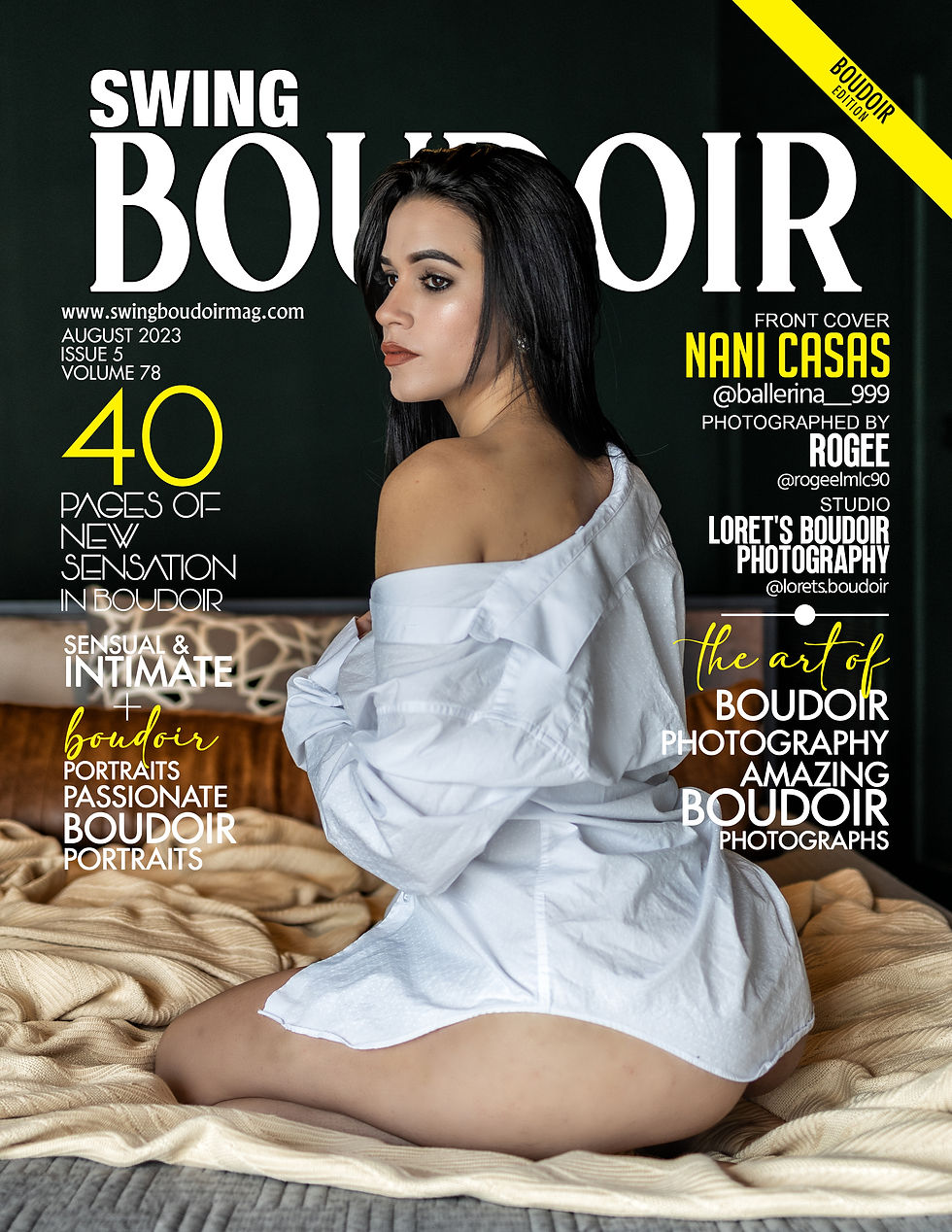 Printed Copy Boudoir Edition 2023 Vol 78 August Issue 5