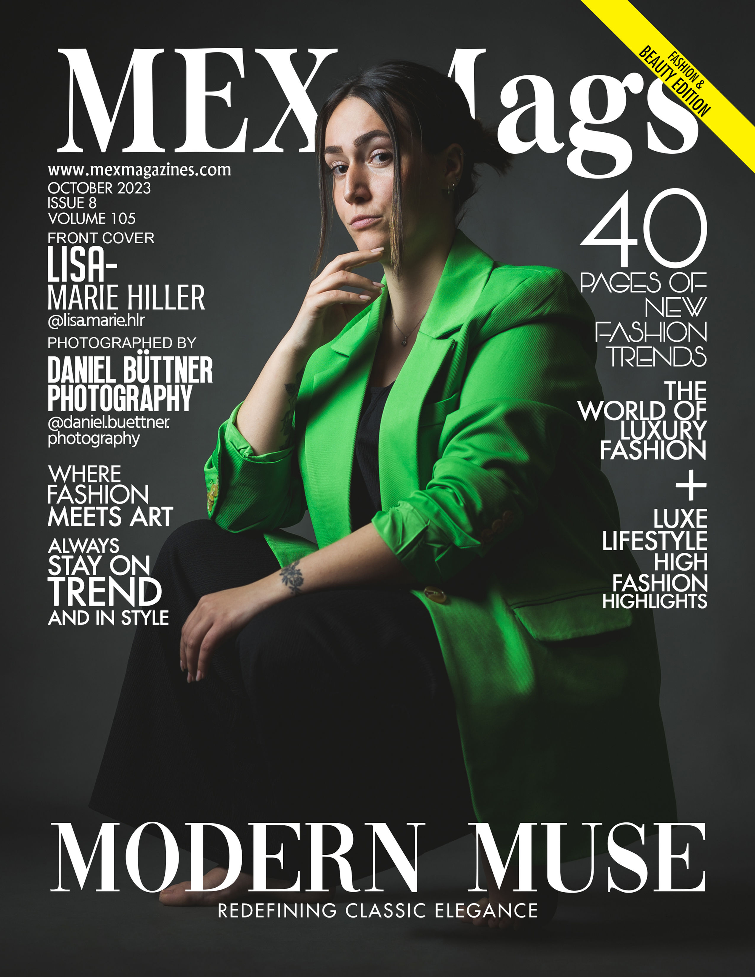 Print Copy Fashion And Beauty Edition 2023 October, Vol 105 Issue 8