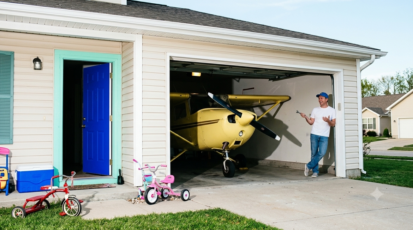 Cameron Airpark Estates: el barrio de California donde las casas tienen hangar para aparcar una avio