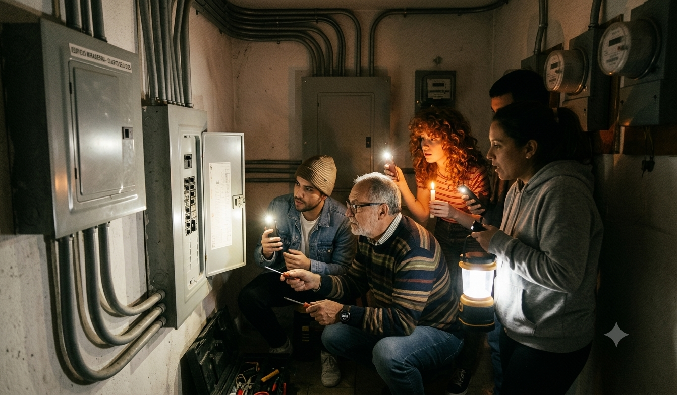 ¿Qué hacer en caso de un apagón general en tu edificio? Guía práctica para actuar con seguridad