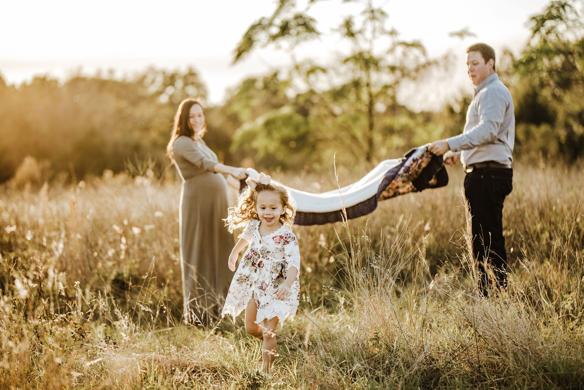 maternity family photo
