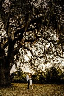 engagement white dress field