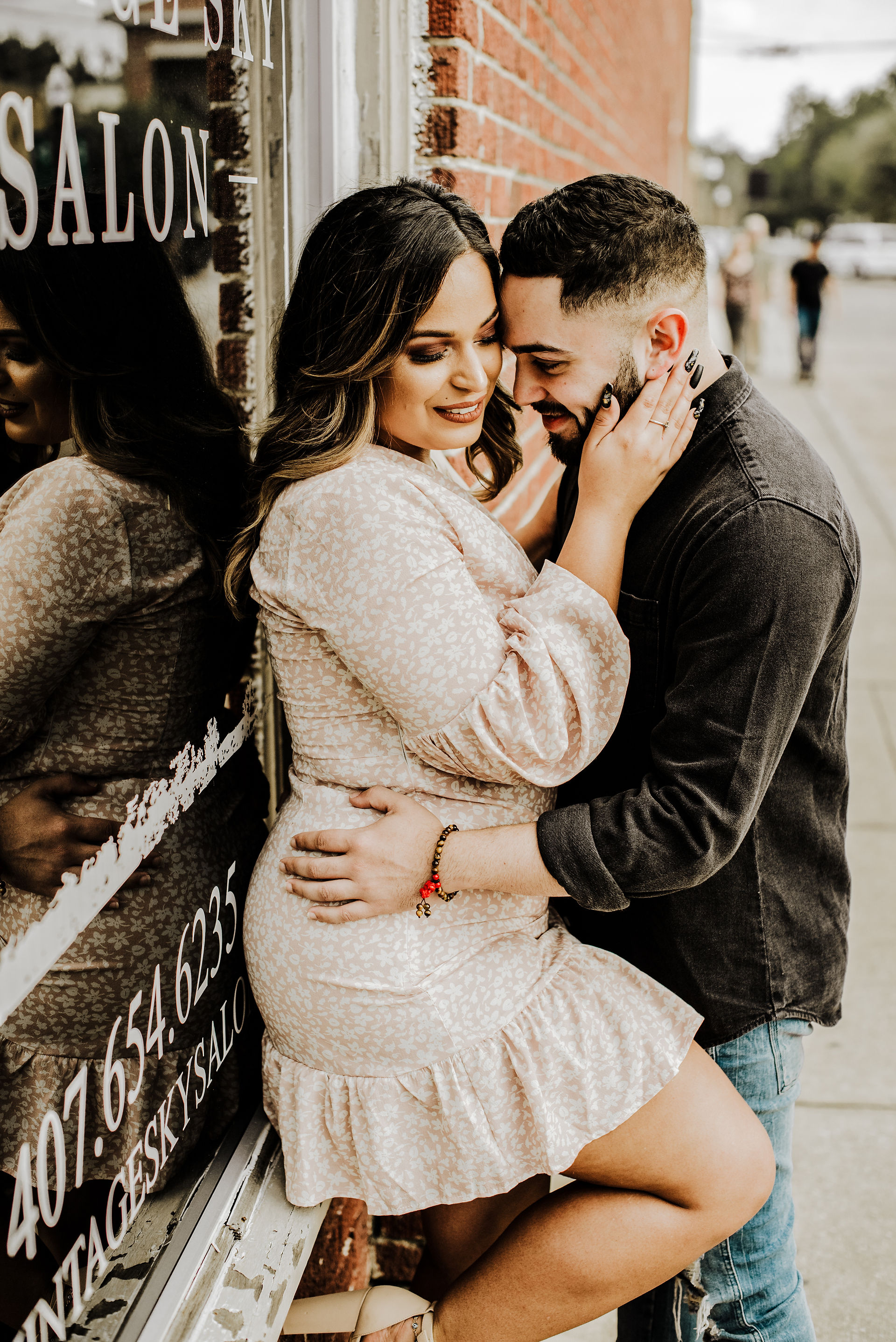 engaged couple 