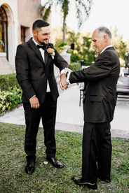 father and groom
