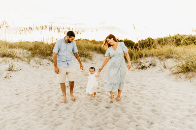 beach family session