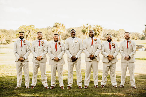 groom and groomsmen