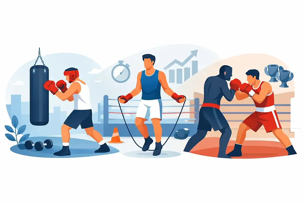 Amateur Boxer Training Progression Example
