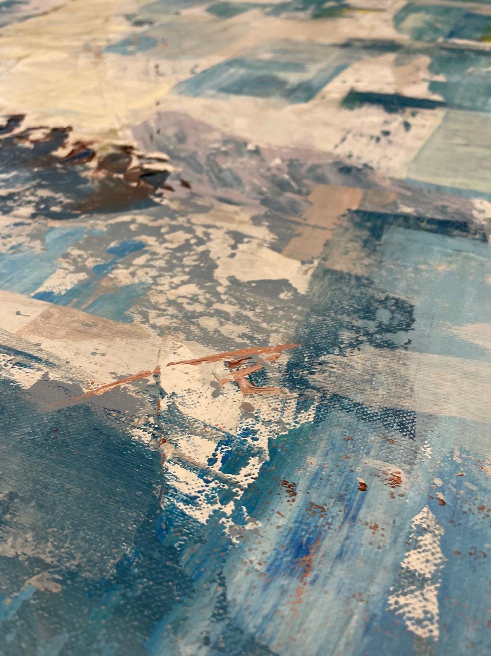 Thumbnail: Blue  - Large Format Marine Art (106x140cm)