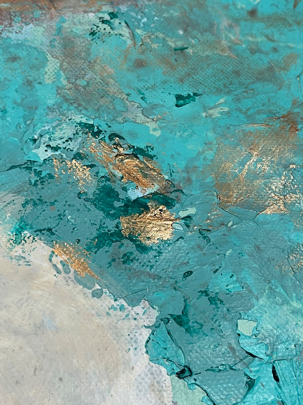 Thumbnail: Final Moment - Cave Art - Large Painting - Mixed Media - 145x100