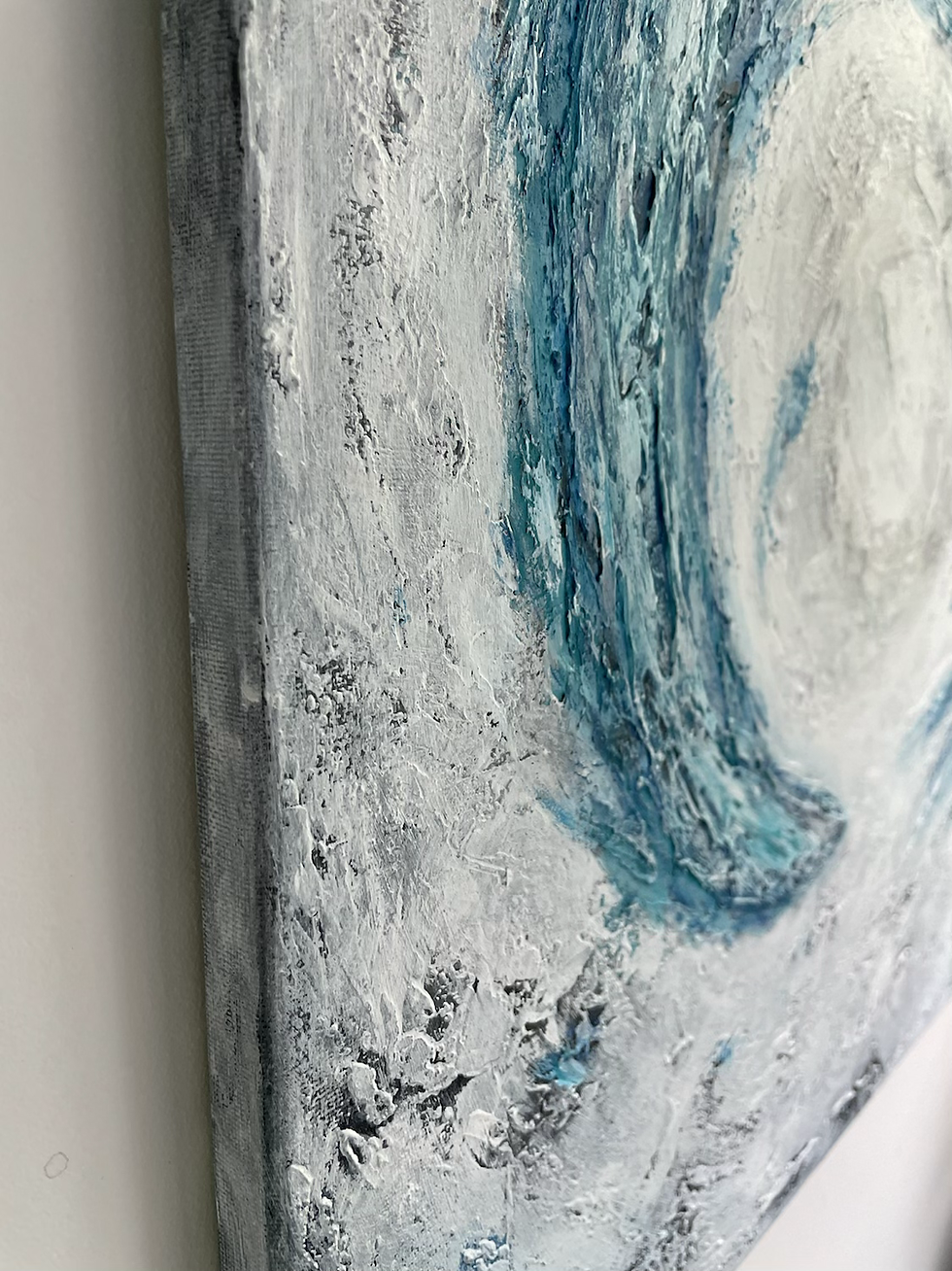 Thumbnail: Zen - Abstract Canvas Art | Original Painting on Large Canvas | 80x80cm Wall Art