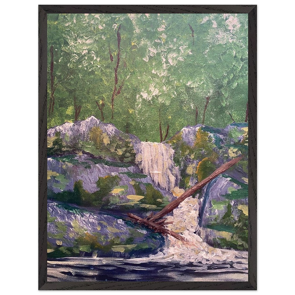 Thumbnail: Swimming Hole Premium Wooden Framed Poster With Premium Matte Paper
