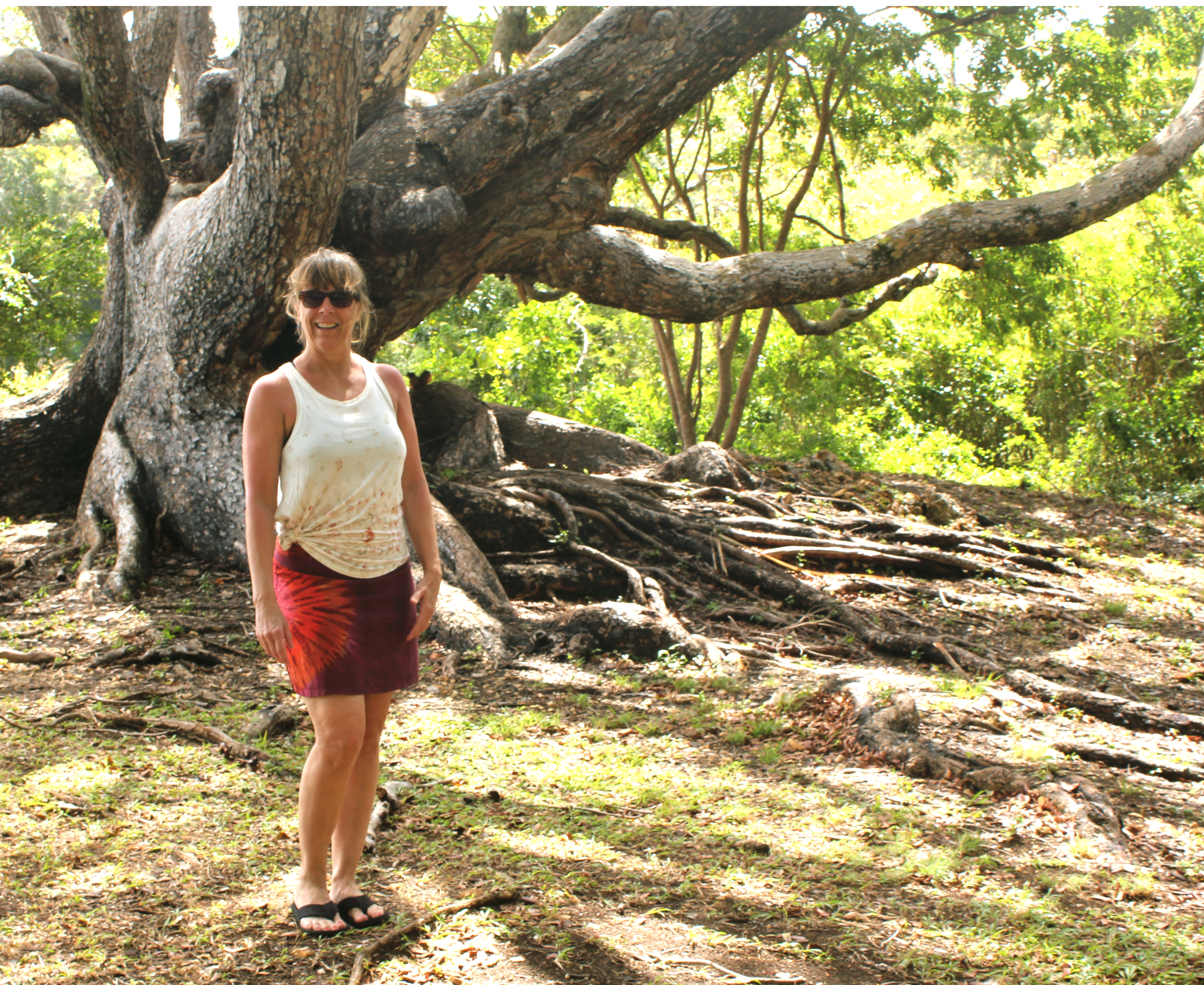 Roll-down short skirt