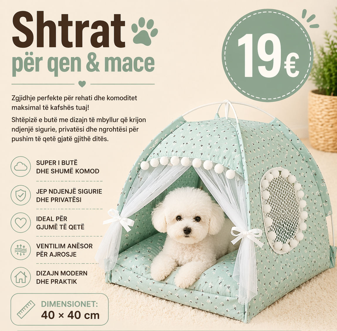 Shtrat për qen & mace