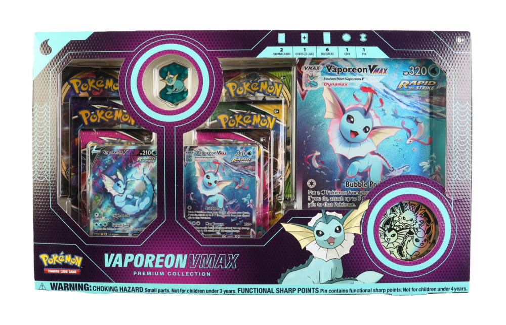 vaporeon vmax premium collection