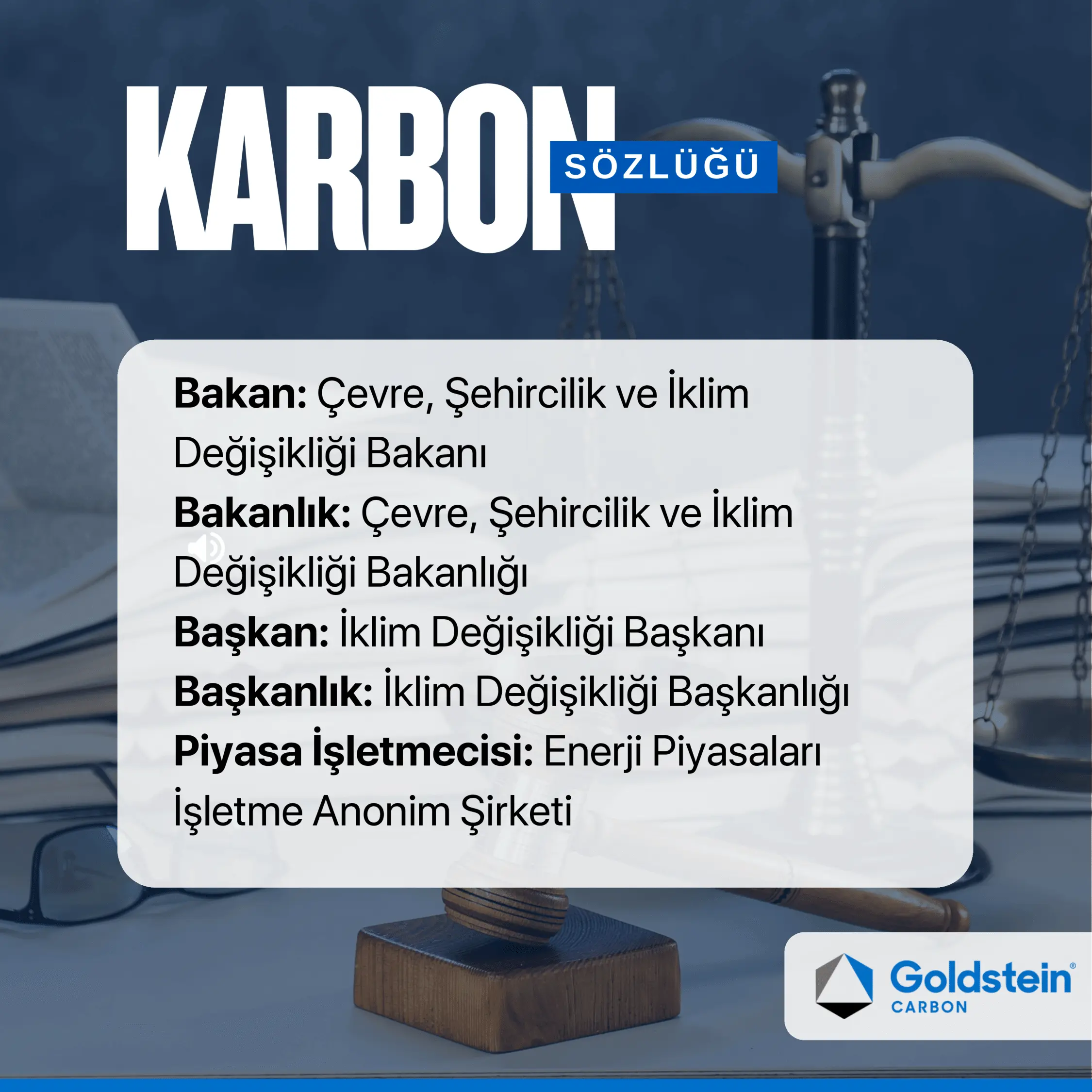 Türkiye İklim Kanunu terimleri: bakanlık, başkanlık, piyasa işletmecisi tanımları