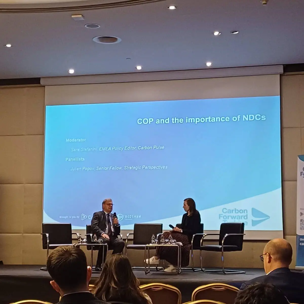 Carbon Forward Turkey event session presenting VCM 2.0, the future of Voluntary Carbon Market.
