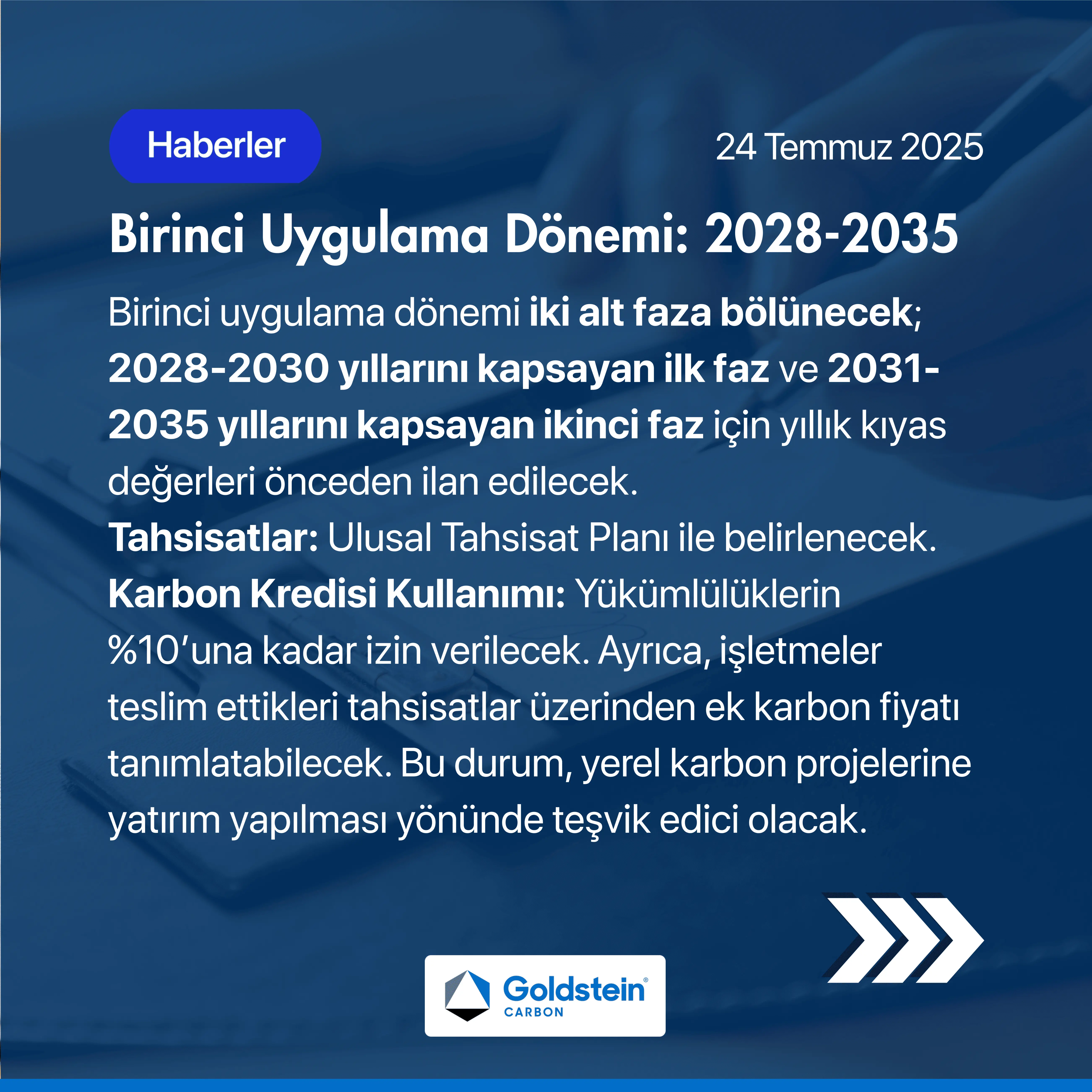 Infographie sur les étapes de mise en œuvre de la période 2028–2035 du système ETS.