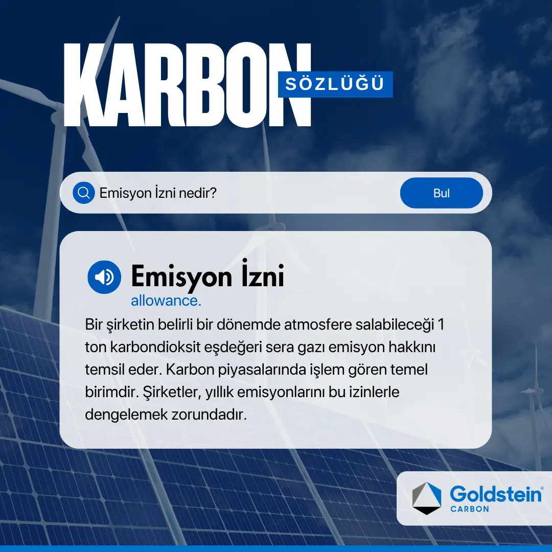 Emisyon izni tanımı, allowance nedir, karbon emisyon izinleri