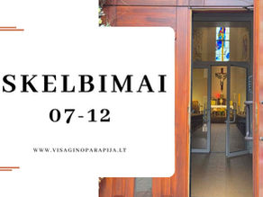 SKELBIMAI 07-12