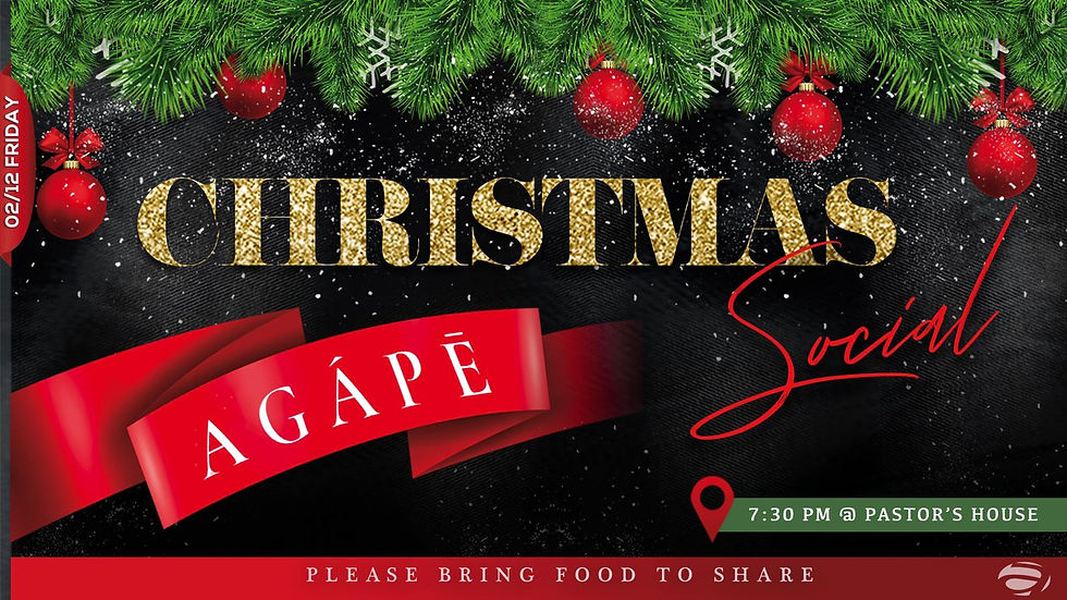 Agape Christmas Social