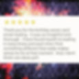Review from Birthday Email Reading