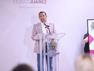 Agradece el alcalde respaldo de la Presidenta Sheinbaum y destaca apoyo de la Federación a Juárez