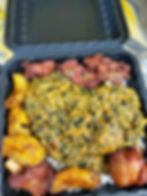 White Rice and Spinach