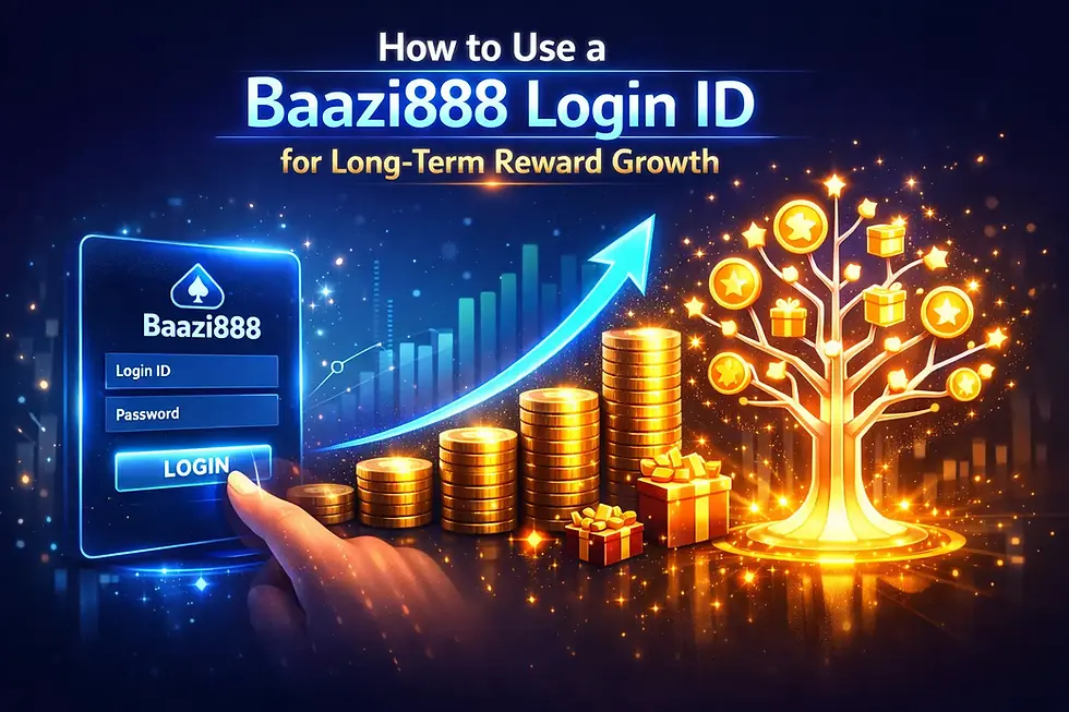How to Use a Baazi888 Login ID for Long-Term Reward Growth?