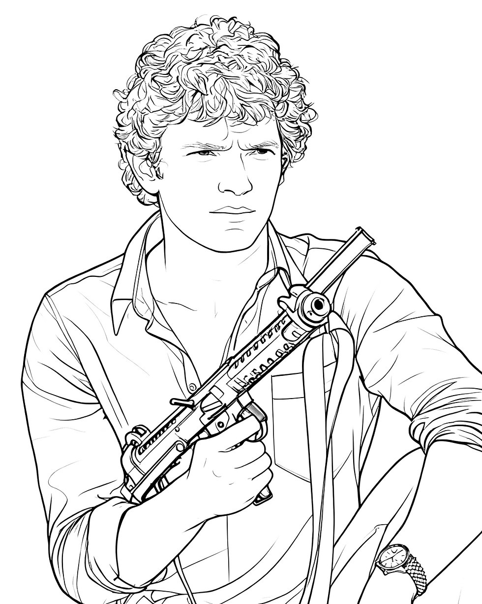 Thumbnail: The Professionals CI5 Colouring Book UNOFFICIAL