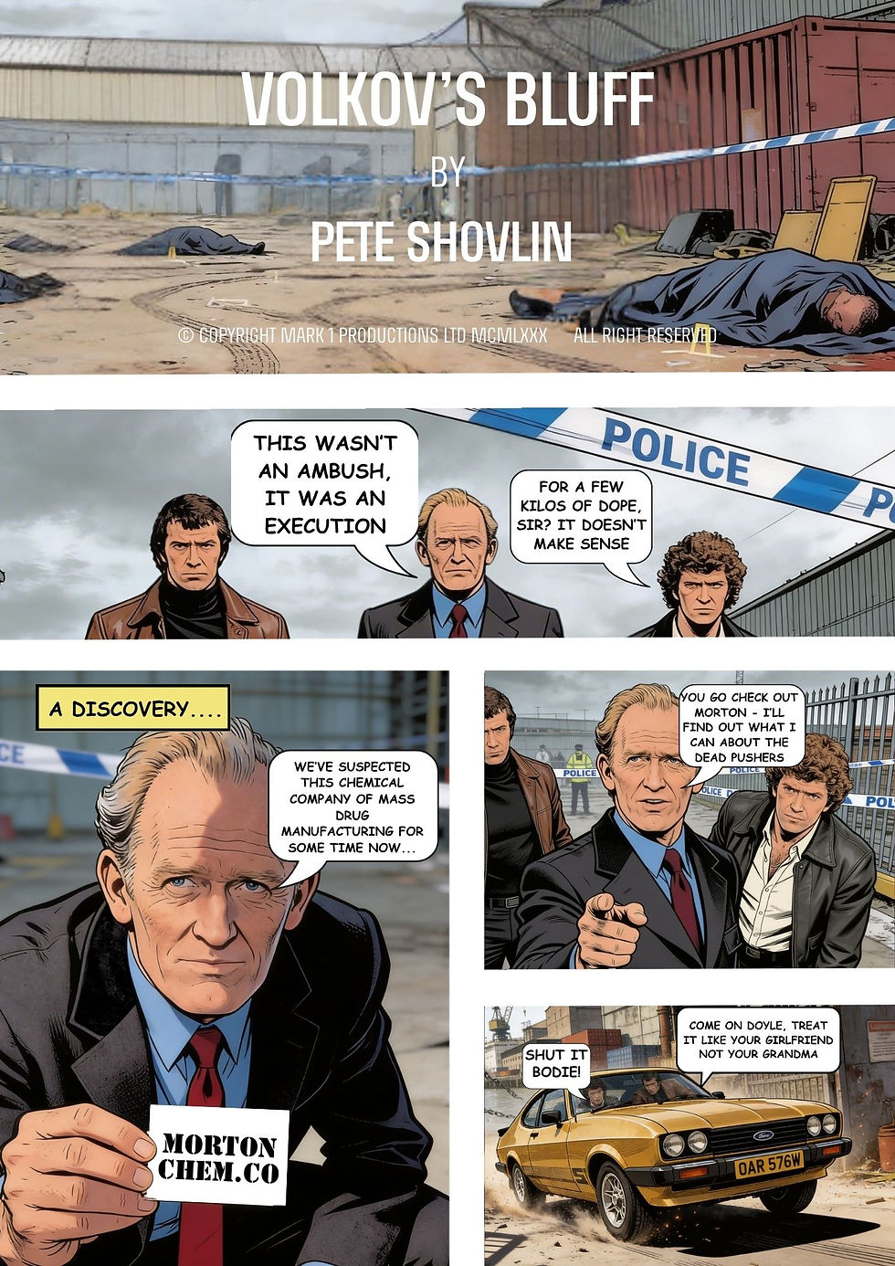 Thumbnail: The Professionals Comic Book Magazine UNOFFICIAL