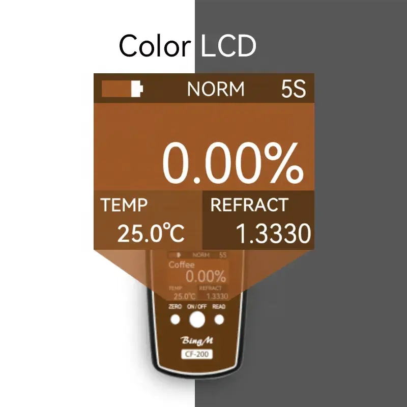 Miniatura: Refractómetro Digital Profesional 0-25% Brix Para Café