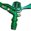Miniatura: Aspersor 3/4" Pulg.  Verde Sin Estaca Hortalizas, Jardines,frutales