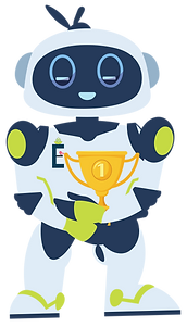 EPIC Engineering Comic Ten holding trophy