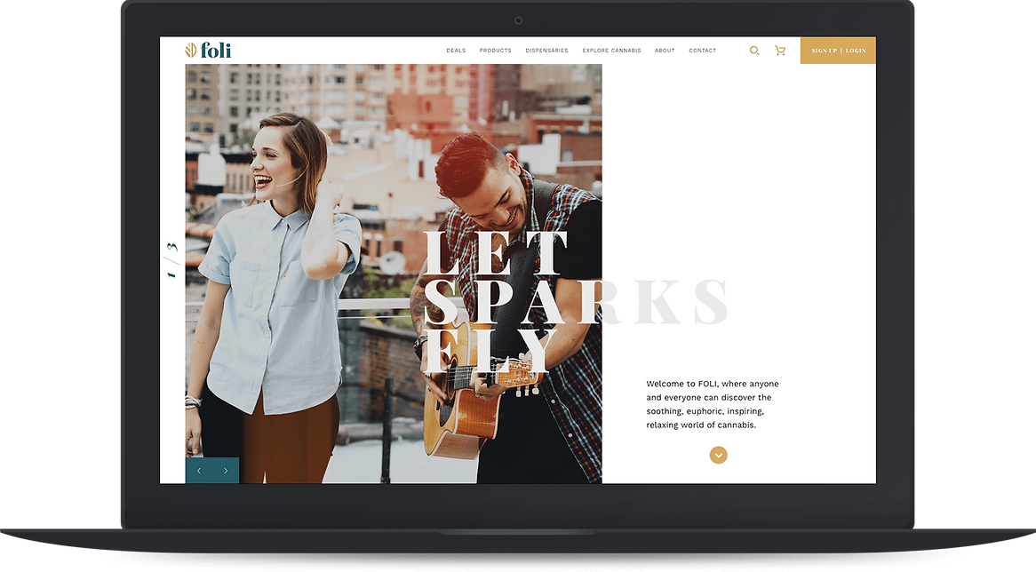 Foli Media Website Design