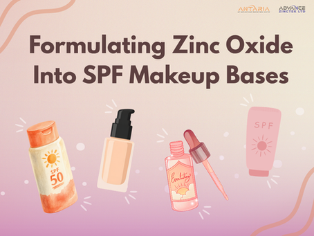 From Protection to Complexion: Formulating Zinc Oxide Into SPF Makeup Bases