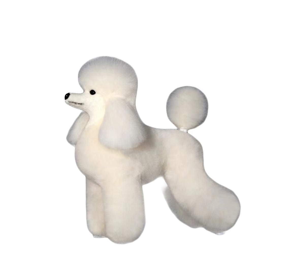 Mr.Jiang Model Dog Toy Poodle Hair