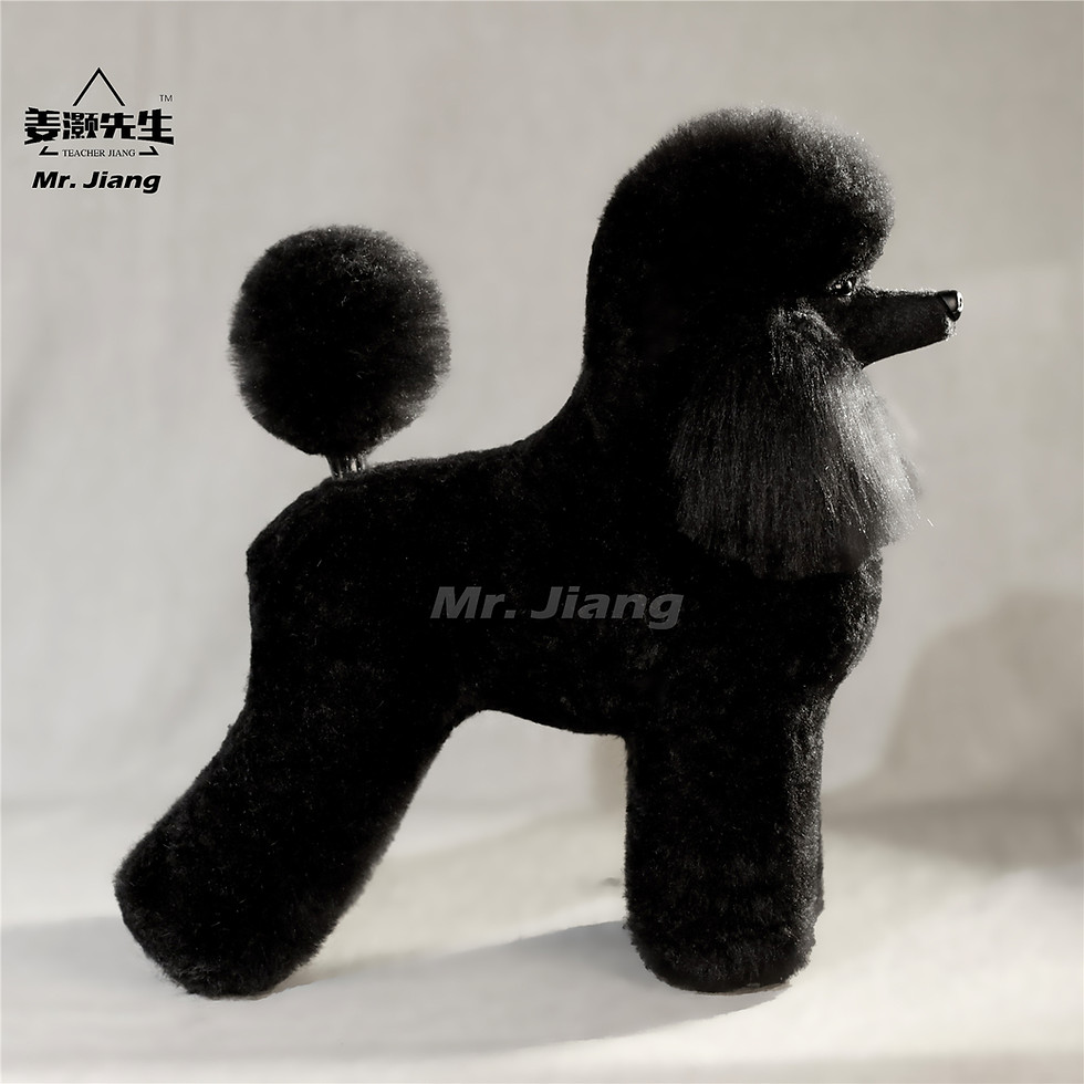 Mr.Jiang Model Dog Toy Poodle Hair