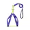 Thumbnail: Step-in Harness for Puppy and dog (Ultra Violet X Lime Green)