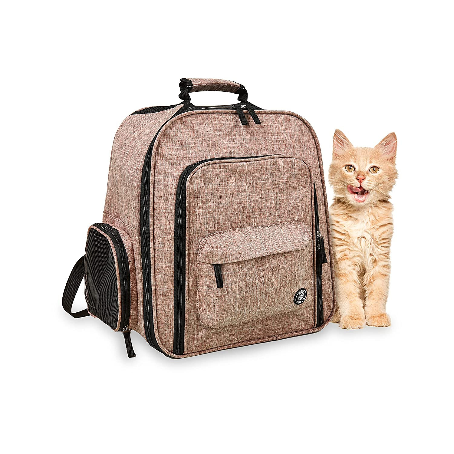 FOFOS Expandable Foldable Backpack Carrier -Pink