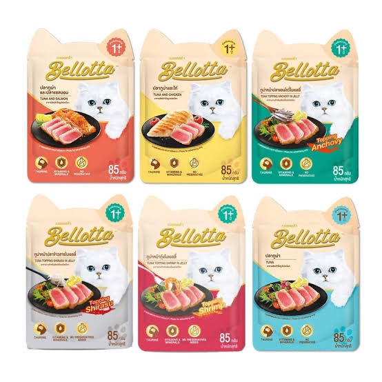 Thumbnail: Bellotta Tuna in Jelly with Topping Of Shirasu (Adult) Cat Wet Food - 85g packs