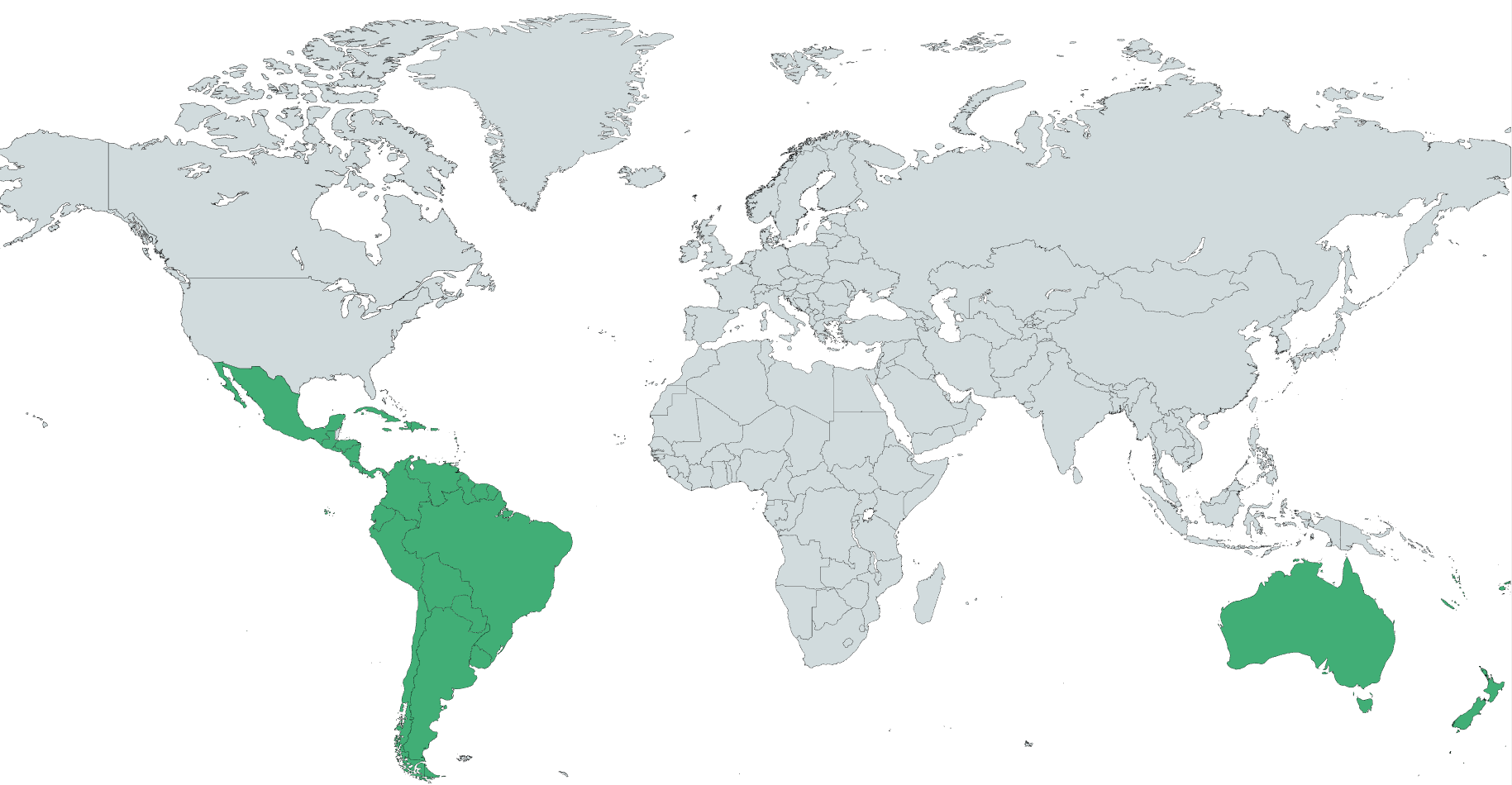 Latin America and Oceania