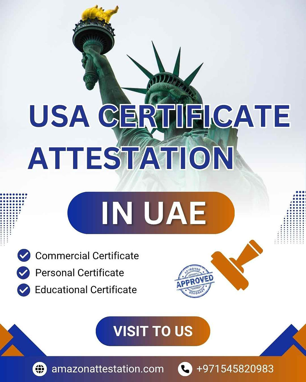U S Certificate Attestation