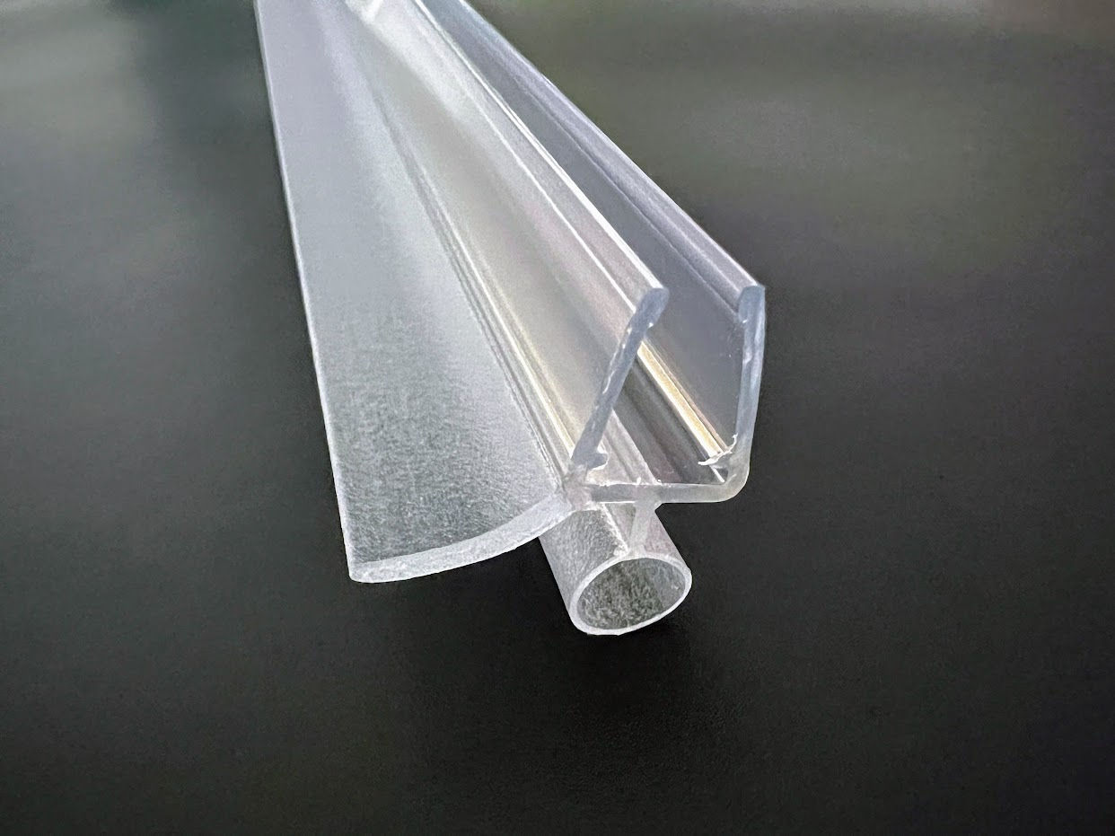 Schleifdichtung für Duschtür mit Schlauch und Abtropfleiste, Art. Nr. 5141