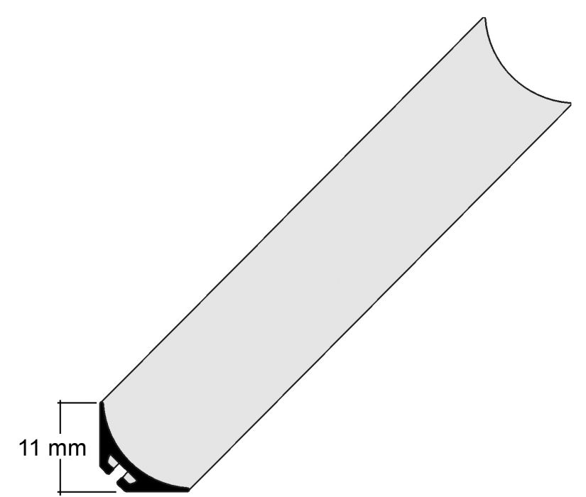 Sličica: Alu-Eckprofil zur Abdeckung von Innenecken, Typ Inliner, Art. Nr. IL-AS