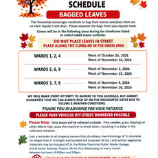 2026 Leaf Collection Schedule